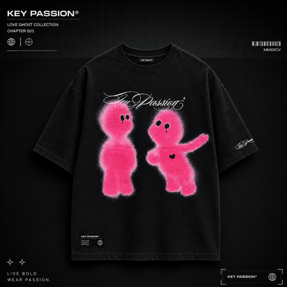 Key Passion® "Love Ghost" Graphic Tee – Chapter 001